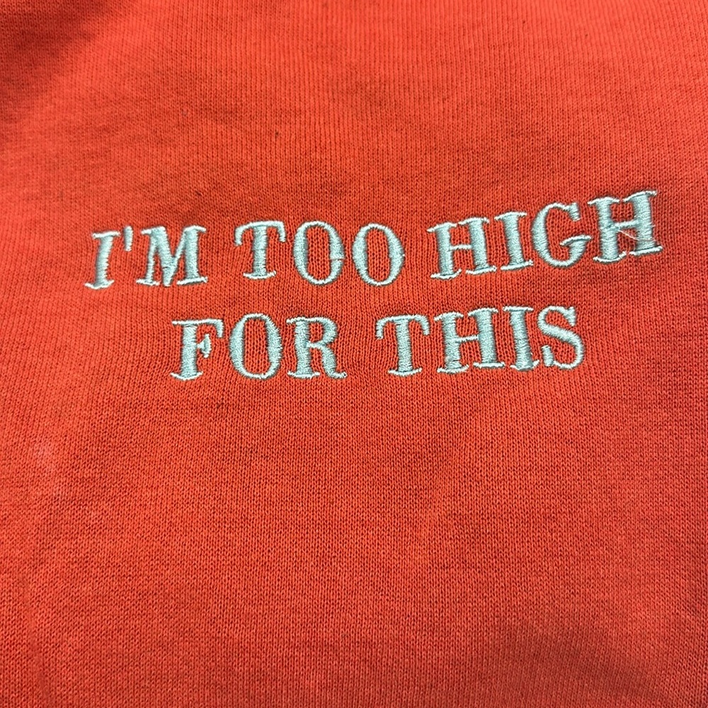 Boy Potions red Lee vintage crewneck sweatshirt size small